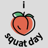 I PEACH Squat Day Muscle Tank Same Day Design