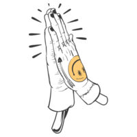 RIP Hands club  Design