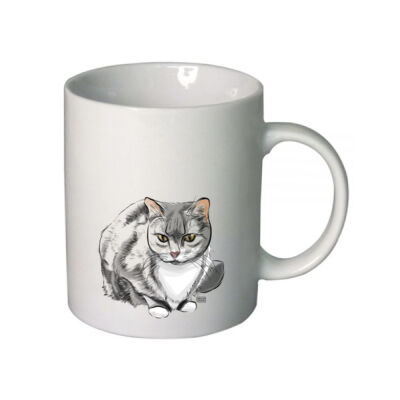 Tabby Cat Ceramic Mug Thumbnail