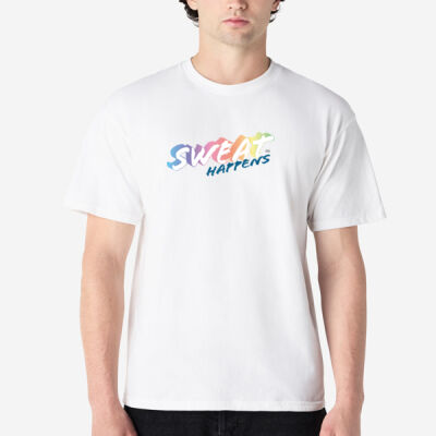 Sweat Happens Men's Rainbow T-Shirt Thumbnail