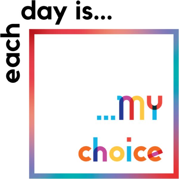 Every Day is my choice Black text and transparent background Thumbnail